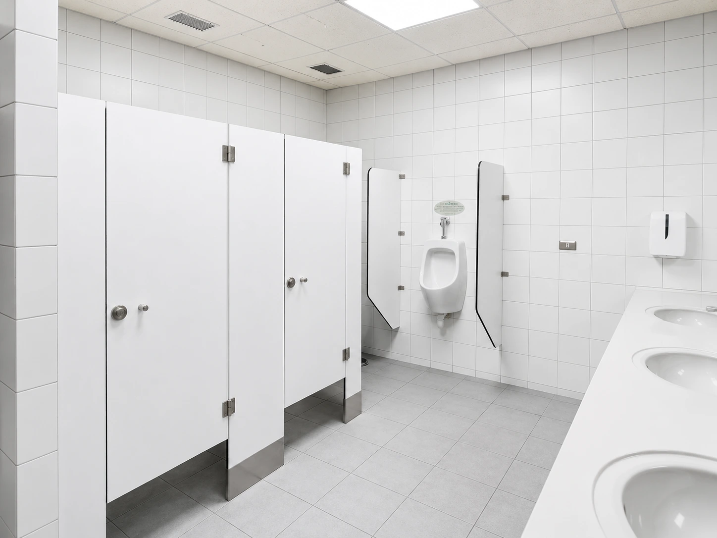 Divisiones de baños anclaje inferior regulable